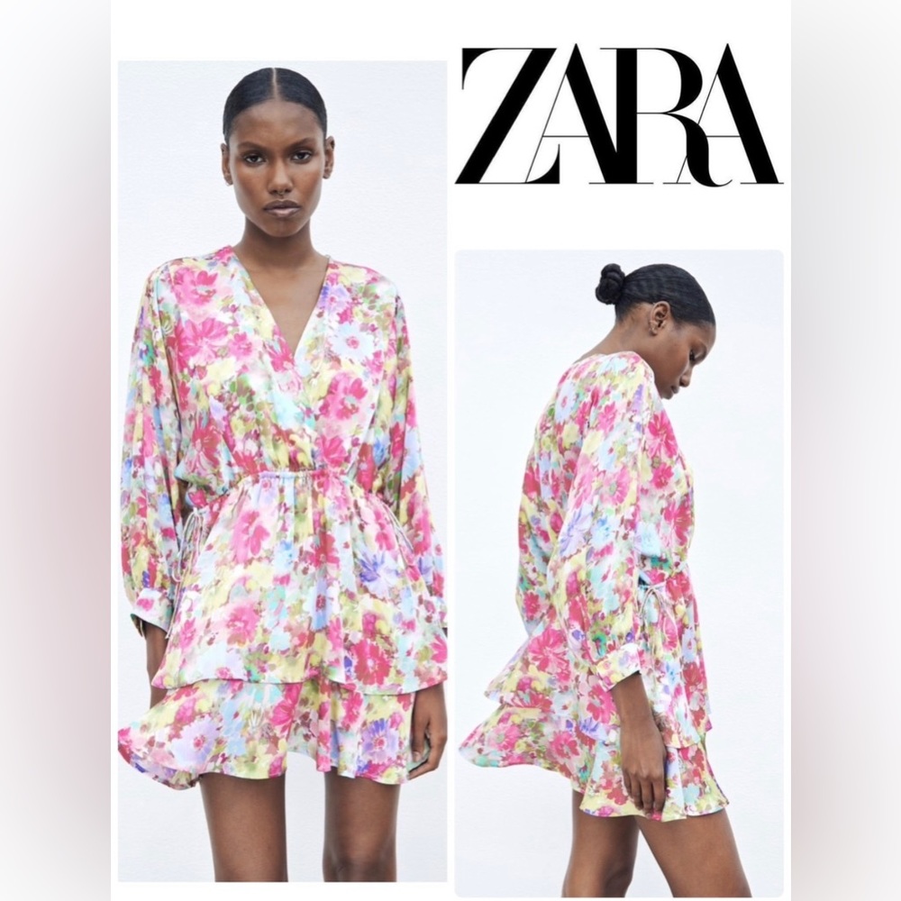ZARA | FLORAL PRINT DRESS